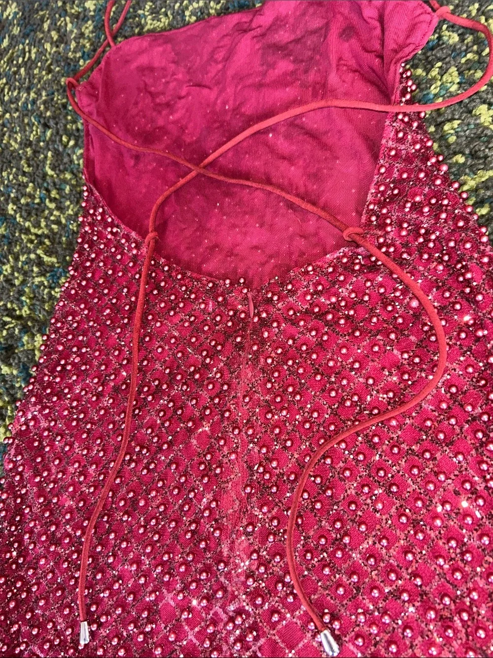 Oh Polly Beaded Sparkly Minidress - Picture 5 of 5